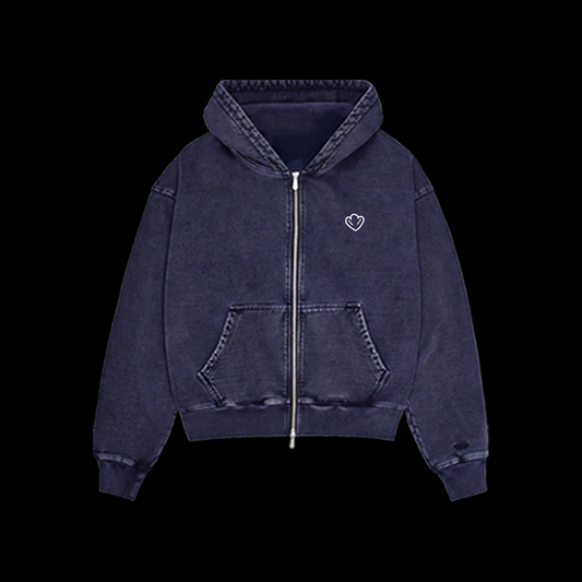 Cut Ties Blue Hoodie